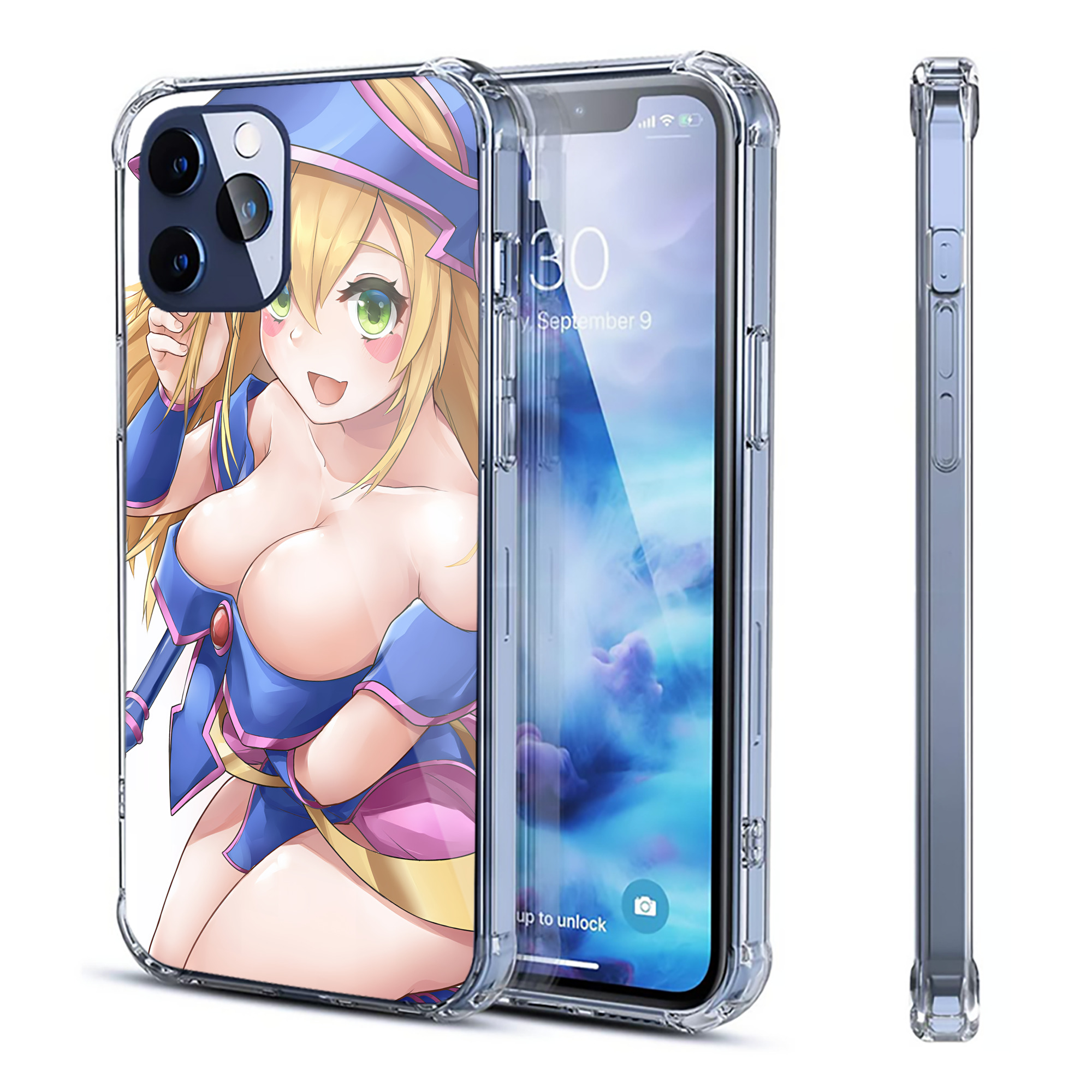 （画像用） 遊☆戯☆王 Yu-Gi-Oh! 【iPhone 12シリーズ対応】透明スマホケース（クリアソフトケース）